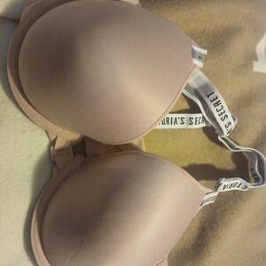 Victoria's Secret Nude Bra with Logo Straps